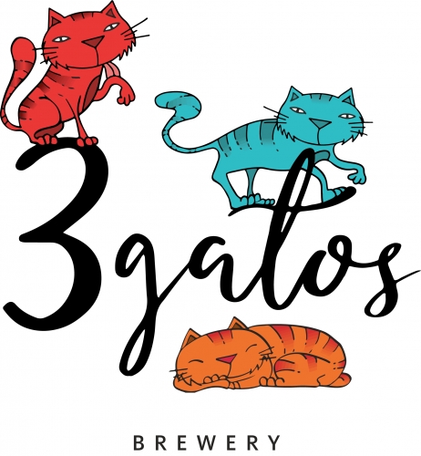 3 Gatos Brewery logo